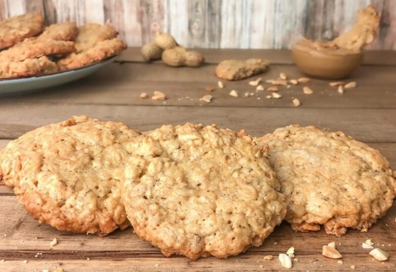 Galletas de Avena y crema de cacahuetes